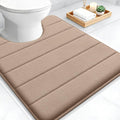 OLANLY Memory Foam Toilet Rugs U Shaped 24x20, Super Soft Absorbent Contour by OLANLY