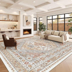 zesthome 10x14 Area Rugs, Stain Resistant Washable Rug, Ultra-Thin Rugs - Image 4