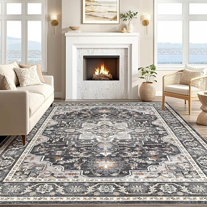 Vintage Living Room Area Rug 8x10 - Image 5