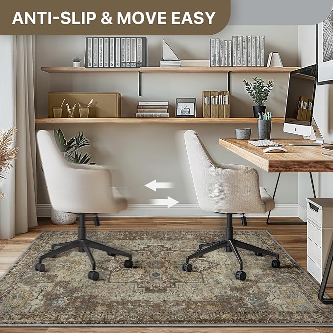 48"x72" Office Chair Mat for Hardwood Tile Floor, Under Desk Carpet Protector - Image 5