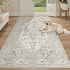 Madane Hallway Runner Rug 4x8 Wide: Washable Thin Runners - Image 2