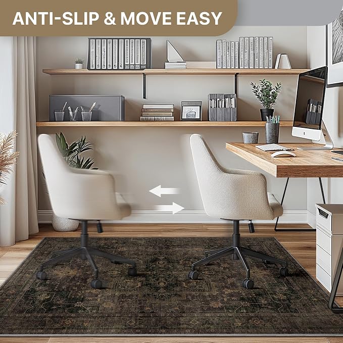 36"x48" Office Chair Mat for Hardwood Tile Floor, Under Desk Carpet Protector - Image 5