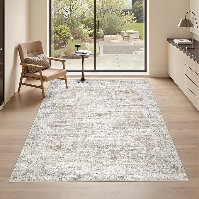 3x5 Washable Area Rug for Entryway, Soft Kitchen Rugs Non Slip for Dining Room - Image 4