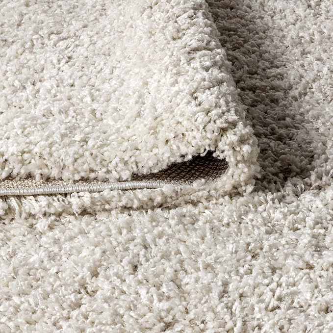 JONATHAN Y Mercer Shag Plush Tassel Cream Indoor Area Rug, Contemporary - Image 8