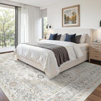 befbee 8x10 Area Rugs for Living Rooms, Stain Resistant Neutral Washable Rugs - Image 9