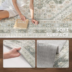 zesthome 8x10 Area Rugs for Living Room, Non-Slip Backing Washable Rugs - Image 6