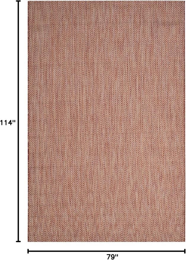 SAFAVIEH Outdoor Area Rug 6'7"x9'6" - Image 2