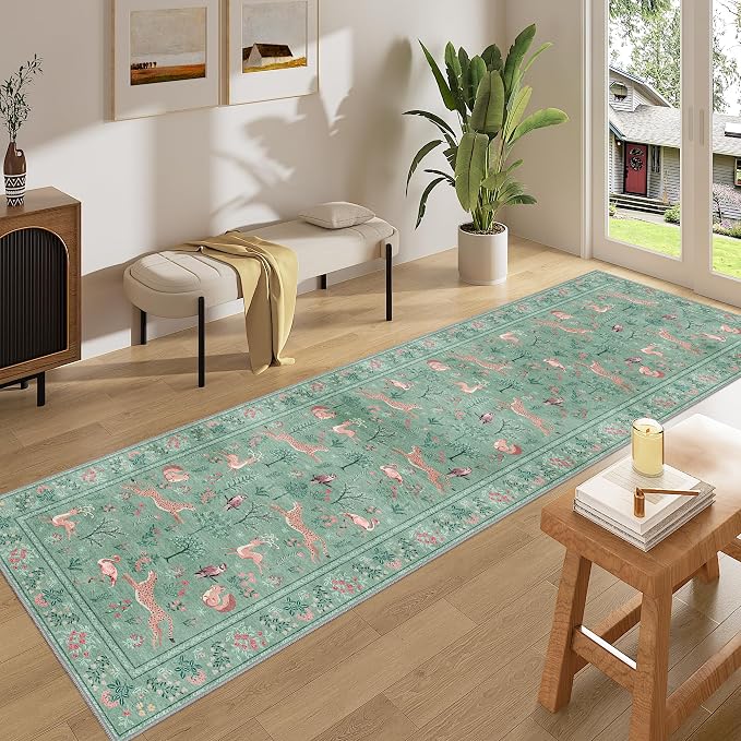DUKINO Runner Rug, 2x8 Washable Kitchen Rugs - Image 3