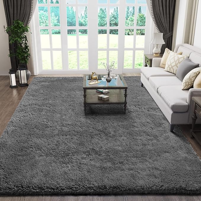 Ophanie Rugs for Living Room, Upgrade Non-Slip Fluffy Soft 5x8 Area Rug by Ophanie