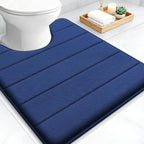 OLANLY Memory Foam Toilet Rugs U Shaped 24x20, Super Soft Absorbent Contour by OLANLY