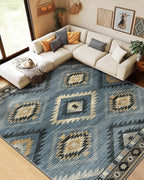 BESTSWEETIE Area Rug 5x7 Rug Machine Washable Rug Non-Slip Low Pile Print - Image 7