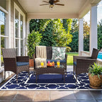 GENIMO 9' x 12' Outdoor Rug Waterproof - Image 2