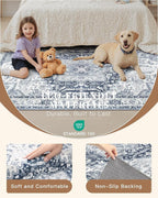 Madane Washable Runner Rug 2x6, Ultra-Thin Non-Slip Non-Shedding Hallway Runner - Image 6