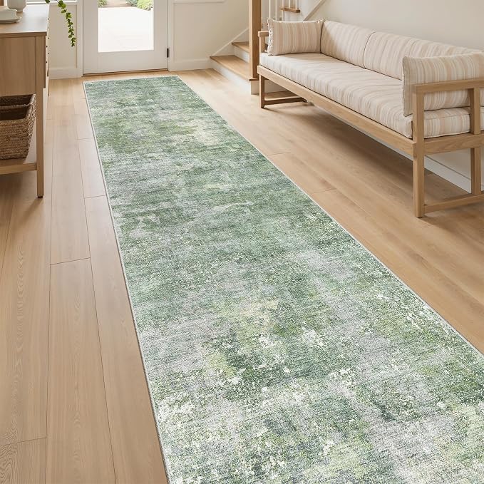 Soalmost Runner Rug 2x10 Washable Non-Slip Hallway Runner Rugs - Image 3