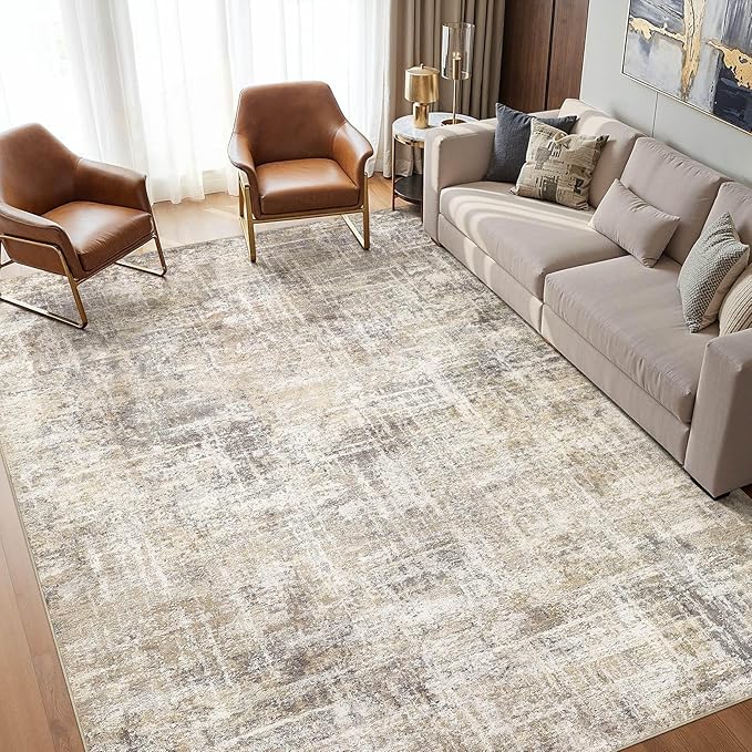cotiled Washable 6x9 Area Rug for Living Room by COTILED
