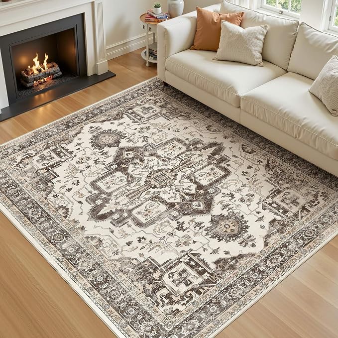 Washable 5x7 Area Rug for Living Room - Image 8
