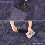 YJ.GWL Fluffy Runner Rugs for Bedroom Living Room Soft Shag Rug 2x6 Feet - Image 5