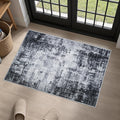 Washable Area Rug 2x3 Entryway Rug: Washable Modern Abstract Soft Thin Rug by FXRHLP