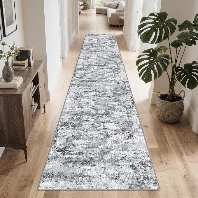 Runners for Hallways Ultra Non-Slip 2x10 Long Runner Rugs Washable Abstract - Image 7