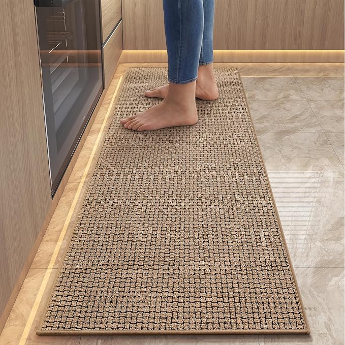 Kitchen Mats for Floor, Super Absorbent Kitchen Rugs Non Slip Washable by QiCaiJia