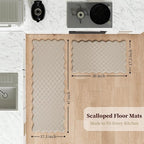 Arenarug Upgrade Scalloped Embossed Kitchen Mats - Image 2