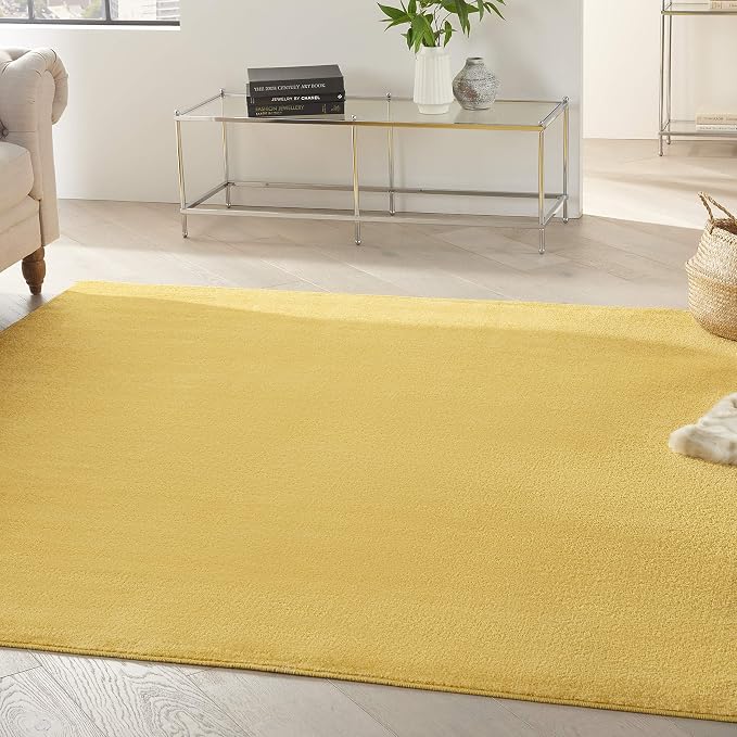 Nourison Home Nourison Essentials Yellow 7' x Square Area Rug by NourisonHome
