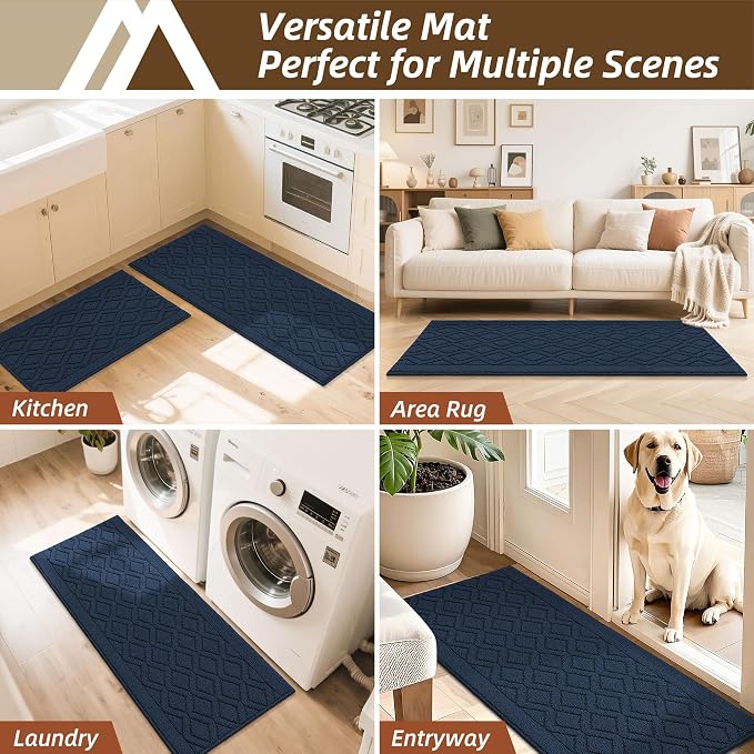 COSY HOMEER-Kitchen-Rugs-and-Mats 20"x48" Non Slip Kitchen Mats - Image 6