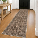 KILOCOCO Hallway Runner 2x8 Rug Runner Washable Kitchen Runners Printed Floral by Kilococo