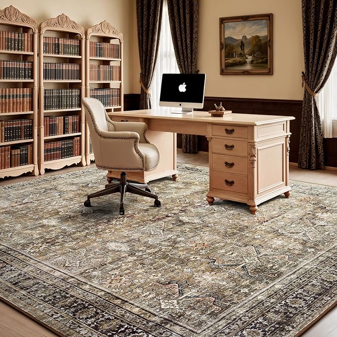 Lofus 10x14 Area Rug for Living Room, Soft Boho Carpets for Bedroom Dining Room - Image 3