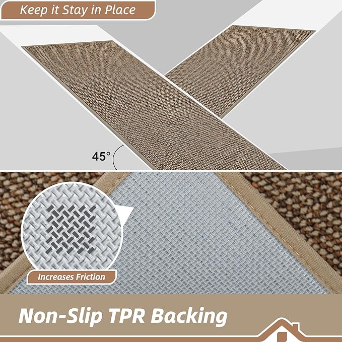 BEQHAUSE Hallway Runner Rugs 2x8, Hallway Rug Non-Slip Washable, Runner Rug - Image 4