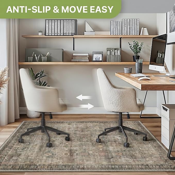 36"x60" Office Chair Mat for Hardwood Tile Floor, Under Desk Carpet Protector - Image 4