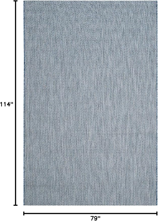 SAFAVIEH Outdoor Area Rug 6'7"x9'6" - Image 2