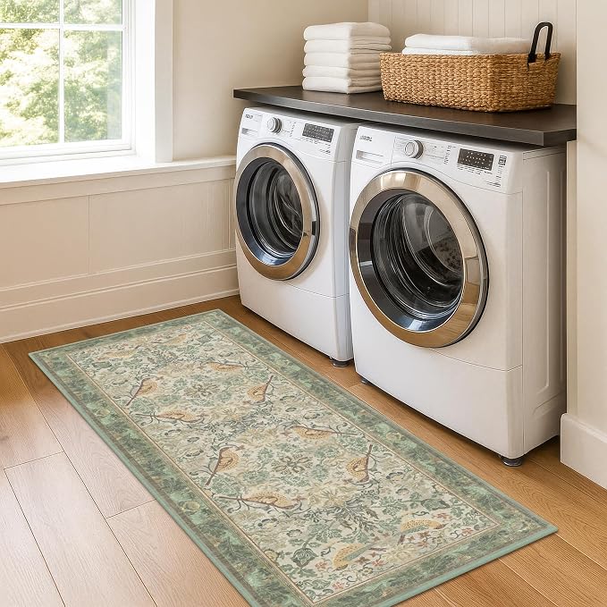 Sage Floral Kitchen Runners - Image 3