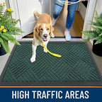 OLANLY Front Door Mat Outside Entrance 33x21, Heavy Duty Sturdy Natural Rubber - Image 5
