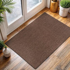 CAMILSON Easy Jute Rug 2x3, Indoor Outdoor Brown Color Fiber Area Rugs - Image 6