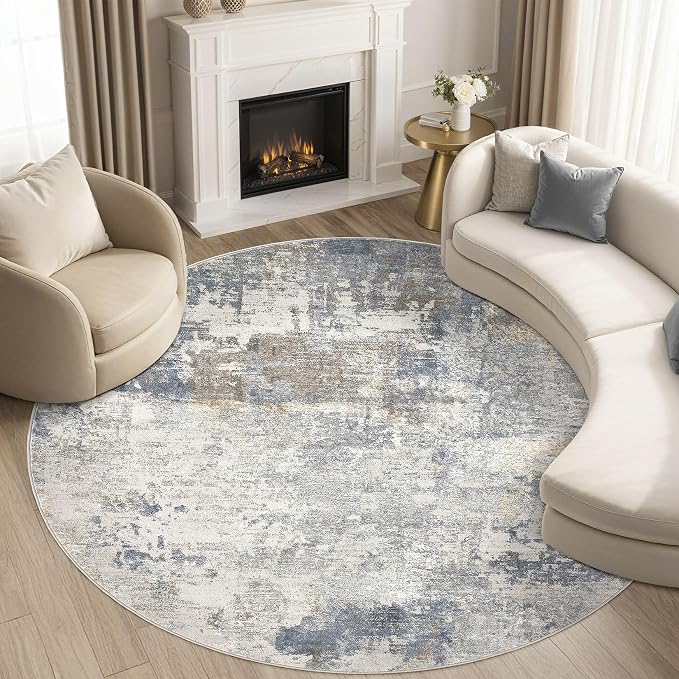 UERMEI 6ft Round Area Rug Living Room Rugs - Image 9