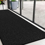 Commercial Door Mat 3'x10' Black, Heavy Duty Industrial Floor Mat by Unknown