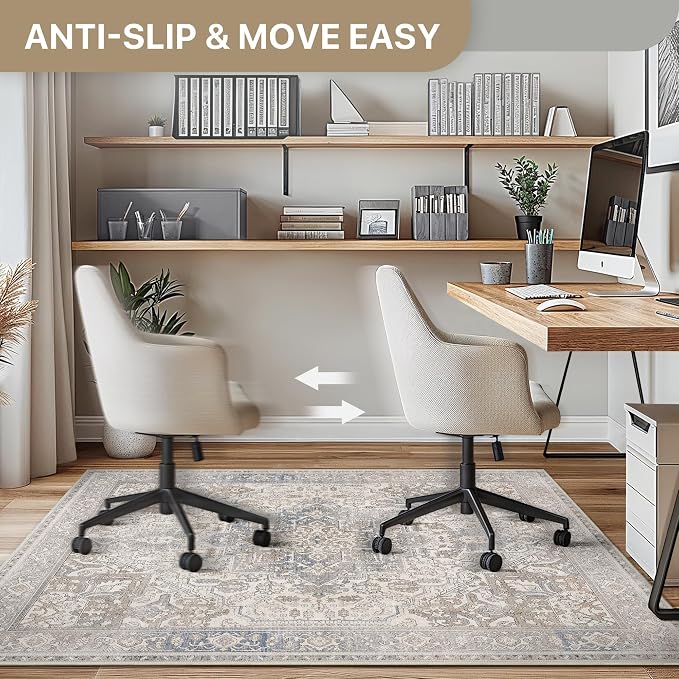 36"x48" Office Chair Mat for Hardwood Tile Floor, Under Desk Carpet Protector - Image 5