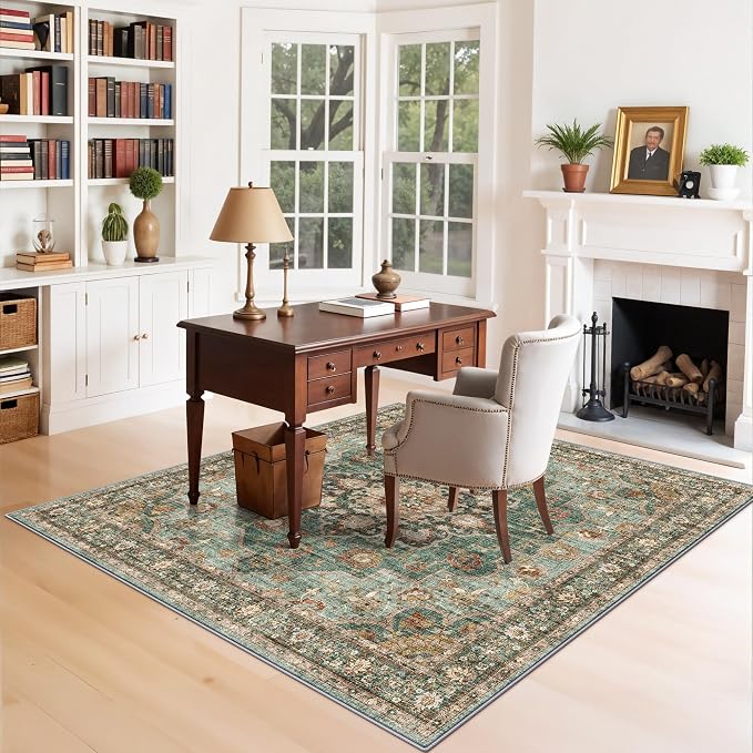 TOPRUUG Washable 5x5 Rug Square - Image 6