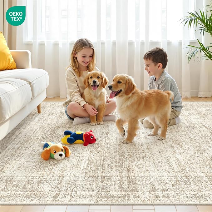 5x7 Area Rugs, Ultra-Thin Washable Rugs - Image 9