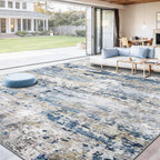 pmtsns Area Rugs 10x14 Living Room: Washable Rug Modern Abstract Neutral Soft - Image 7