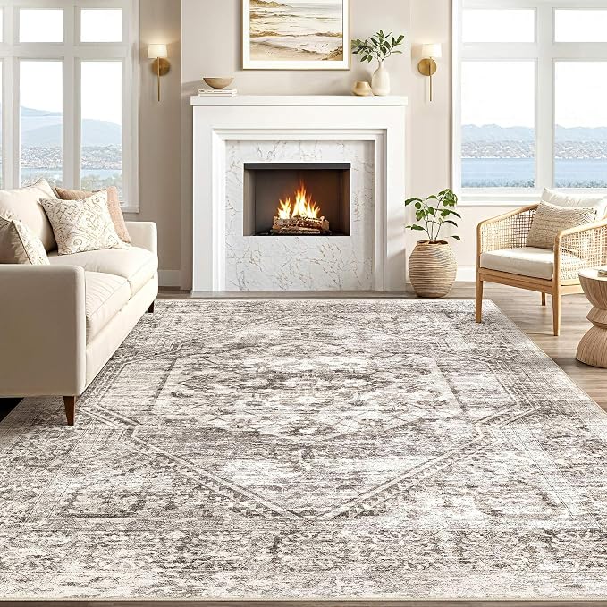 Vintage Living Room Area Rug 9x12 - Image 5