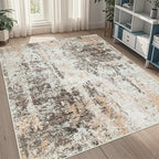 5x7 Area Rugs for Living Room Rug Washable: Abstract Rug for Dining Room by Aelenmu