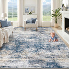XLUEZ 8x10 Area Rugs for Living Room, Washable Modern Abstract Large Area Rug by XLUEZ