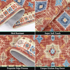 HEBE Boho Kitchen Rug Sets 3 Piece - Image 3