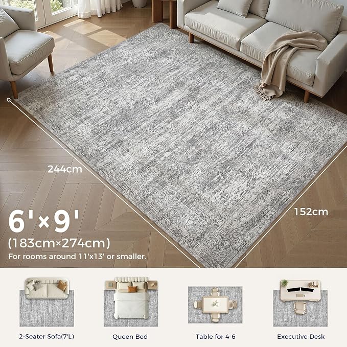 DMOYEST Area Rug Living Room Rugs - Image 2