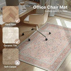 36"x48" Office Chair Mat for Hardwood Tile Floor, Under Desk Carpet Protector - Image 3