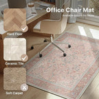 48"x72" Office Chair Mat for Hardwood Tile Floor, Under Desk Carpet Protector - Image 3