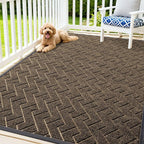 OLANLY Front Door Mat Indoor Outdoor Entrance, Waterproof All-Season, by OLANLY