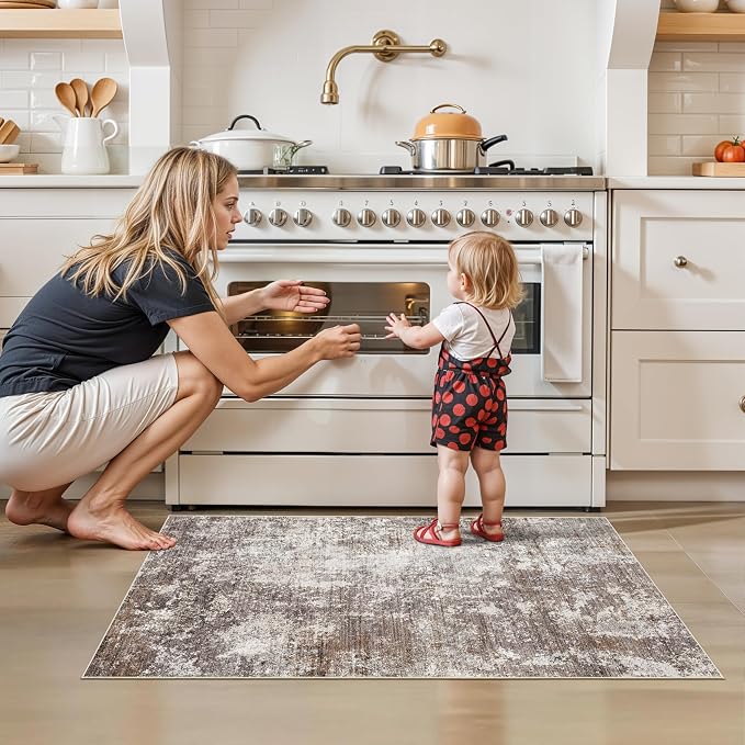 2x4 Washable Non-Slip Runner Rug – Small Throw Rug - Image 3